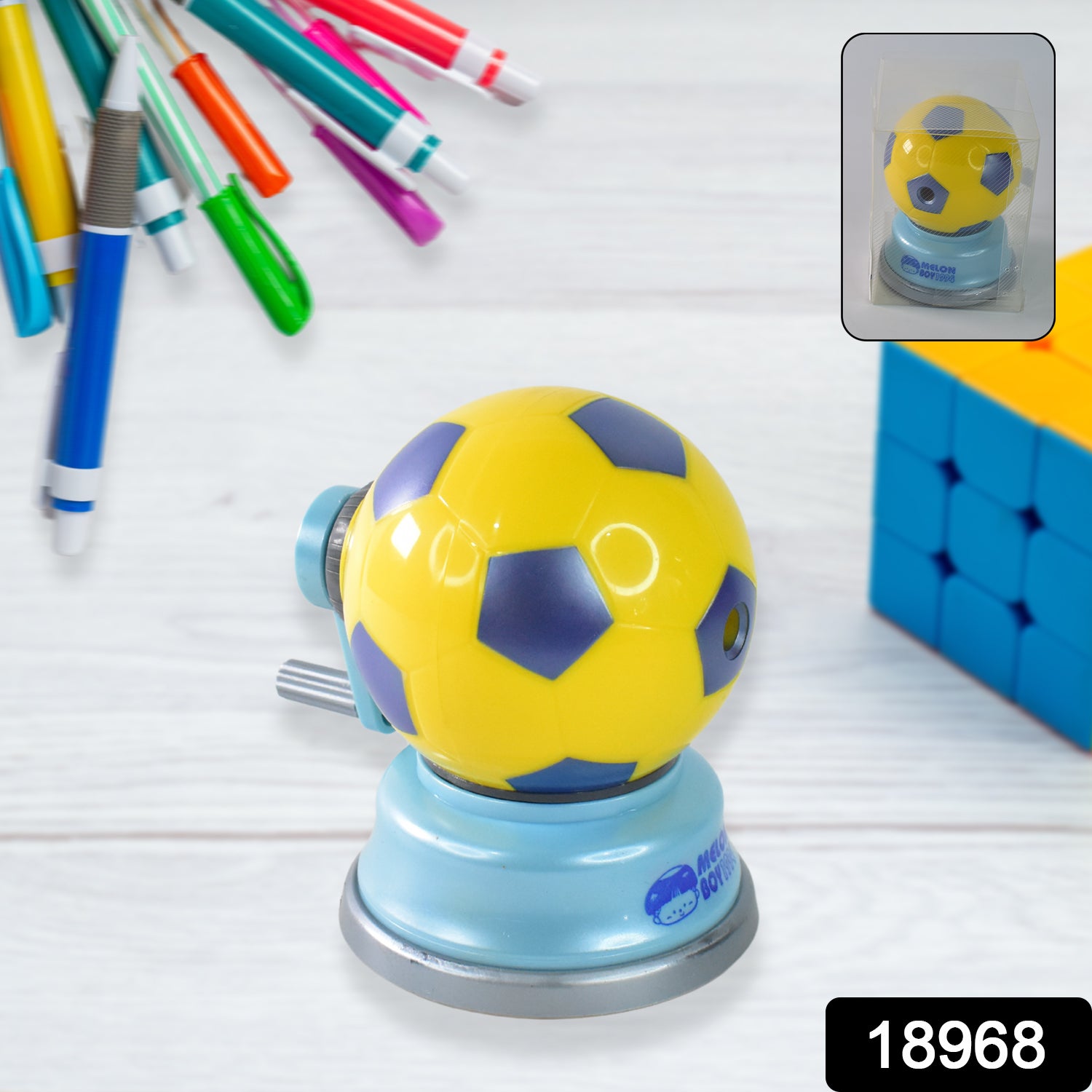 Football Design Pencil Sharpener (1 Pc) Football Design Pencil Sharpener (1 Pc)